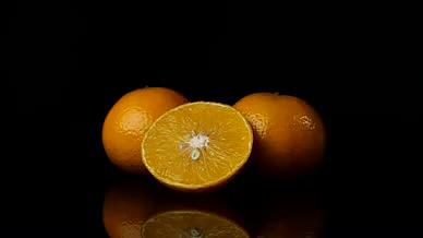 升格皇帝柑柑橘黄帝柑贡柑橘子新鲜水果视频的预览图
